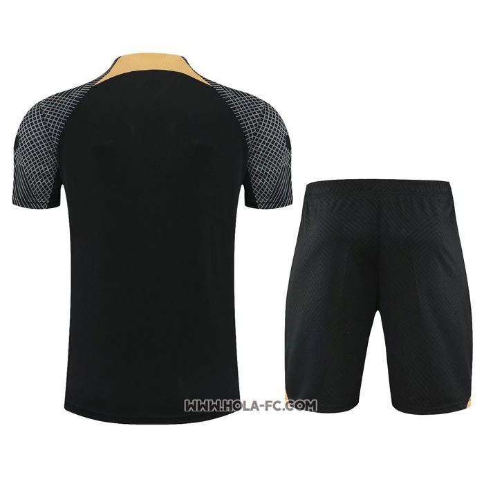 Chandal del Chelsea 2022-2023 Manga Corta Negro - Pantalon Corto